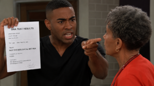 Isaiah discovers that Stella has altered the DNA results