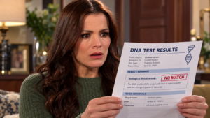 Chelsea is shocked to see the DNA results of baby Ruby