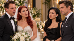 Everybody is shocked when Audra introduces her new boyfriend at the wedding