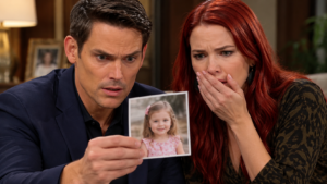 Someone gave Adam and Sally a photo of their daughter Ava